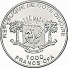 1000 Francs CFA (Smilodon)