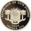 1000 Francs CFA (Brachythemis Wilson)