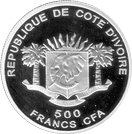 500 Francs CFA (Hanging Gardens of Babylon)