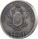 5000 Francs CFA (Rhino)