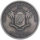 5000 Francs CFA (Lion)
