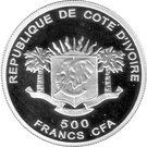 500 Francs CFA (Statue of Christ the Redeemer)