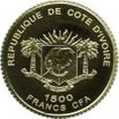 1500 Francs CFA (Hanging Gardens of Babylon)