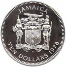10 Dollars - Elizabeth II (Christopher Columbus; Silver Proof Issue)