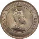 ½ Penny - Edward VII