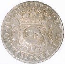 6 Shillings 8 Pence (Countermarked coinage)