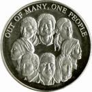 10 Dollars - Elizabeth II (Jamaican Unity; Silver Proof Issue)