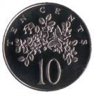 10 Cents - Elizabeth II (narrow legend letters; non-magnetic)