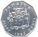 50 Cents - Elizabeth II (wide legend letters)