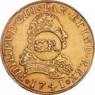 5 Pounds (Countermarked coinage)