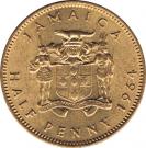 ½ Penny - Elizabeth II (1st portrait)
