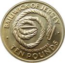 10 Pounds - Elizabeth II (Silver Wedding)