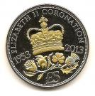 5 Pounds - Elizabeth II (Coronation Jubilee)
