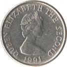5 Pence - Elizabeth II (2nd portrait; small type)