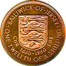 1/12 Shilling - Elizabeth II (Charles II) Proof mule