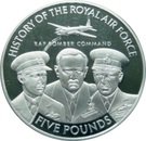 5 Pounds - Elizabeth II (RAF Bomber Command; Silver Proof)