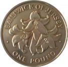 1 Pound - Elizabeth II (Silver Wedding)