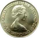 10 Pounds - Elizabeth II (Silver Wedding)