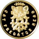 50 Tenge (Cat predator head)