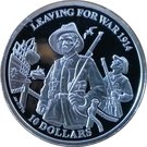 10 Dollars - Elizabeth II (Leaving for War)