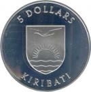 5 Dollars (Royal Visit; Silver Proof Issue)