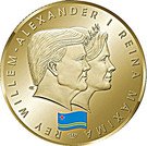 5 Florin - Willem-Alexander (1 Year Anniversary Kingship)