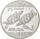 25 Florin - Beatrix (Sea turtles)