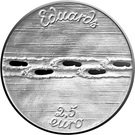 2½ Euro (Eduards Veidenbaums (coin A))