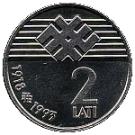 2 Lati (Proclamation of the Republic of Latvia)