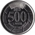 500 Līrah / Livres (with latent image)