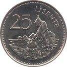 25 Lisente - Moshoeshoe II