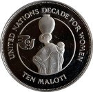 10 Maloti - Moshoeshoe II (Decade For Women)