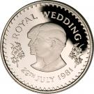 250 Maloti - Moshoeshoe II (Royal Wedding; Platinum issue)