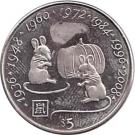 5 Dollars (Millennium 2000 Zodiac - Rats)