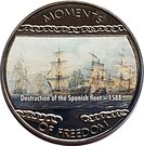 10 Dollars (Destruction of the Spanish Fleet - 1588)