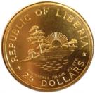 25 Dollars (70th Birthday of President Tubman)