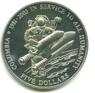 5 Dollars (Memorializing Columbia Space Shuttle)