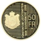 50 Franken - Hans Adam II (200 Years of Sovereignty)