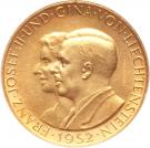 100 Franken - Franz Josef II (Franz Josef II and Princess Gina)