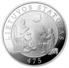 50 Litų (475th Anniversary of the First Statute of Lithuania)