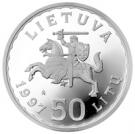 50 Litų (600th Anniversary of  the settling down of Karaims & Tartars in Lithuania)