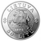 50 Litų (Algirdas, the Grand Duke of Lithuania)