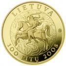 100 Litų (Millennium of the mention  of the name of Lithuania)