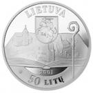 50 Litų (200th birth Anniversary of Motiejus Valančius (1801-1875))