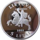 5 Litai (Endangered Wildlife - Lithuanian Barn Owl)