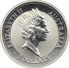 2 Dollars - Elizabeth II (Australian Kookaburra)