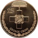25 Cents - Elizabeth II (George Cross)