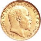 ½ Sovereign - Edward VII