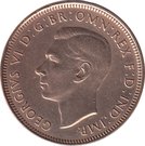 ½ Penny - George VI