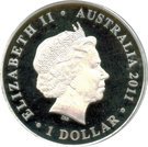 1 Dollar - Elizabeth II (100th Anniversary of Australian Commonwealth Bronze Coinage)